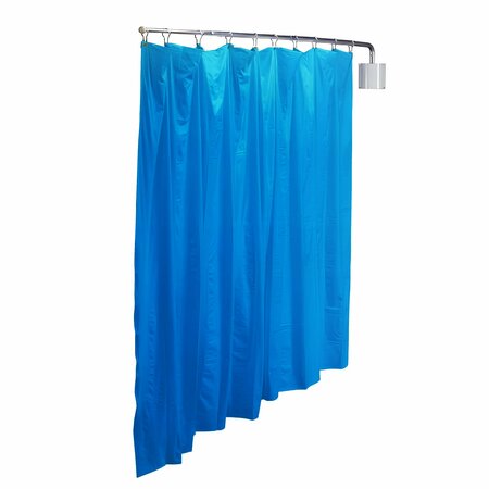 R&B WIRE PRODUCTS Standard Wall Mount Privacy Screen, 90in x 72in, Blue PST/B